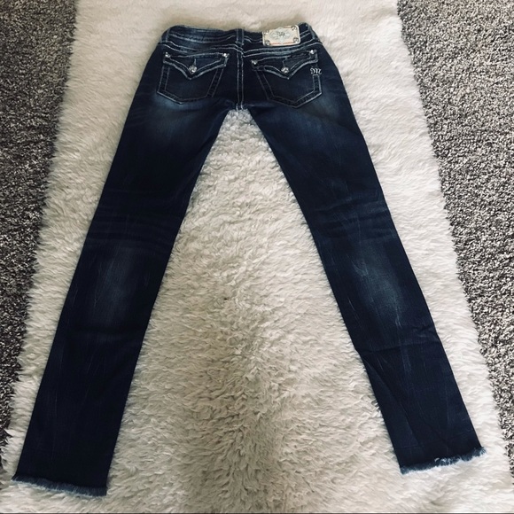 Miss Me Signature Cuffed Skinny Stretchy Women’s Jeans size 27 - Picture 5 of 12
